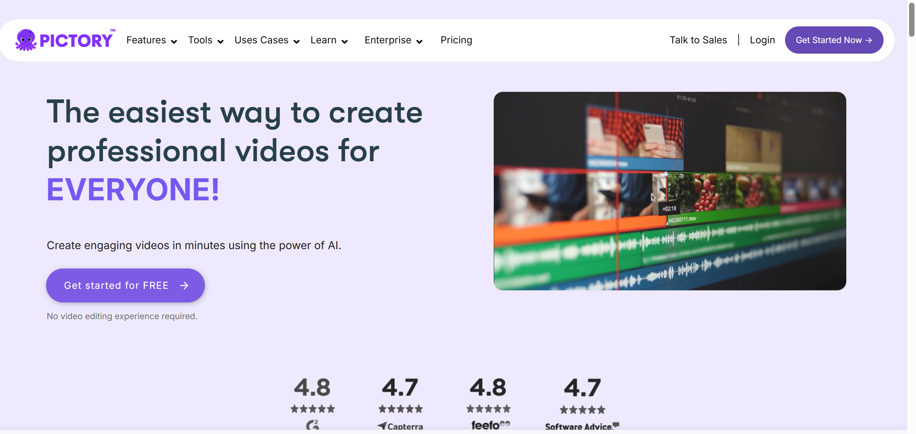 Pictory vidoe editor