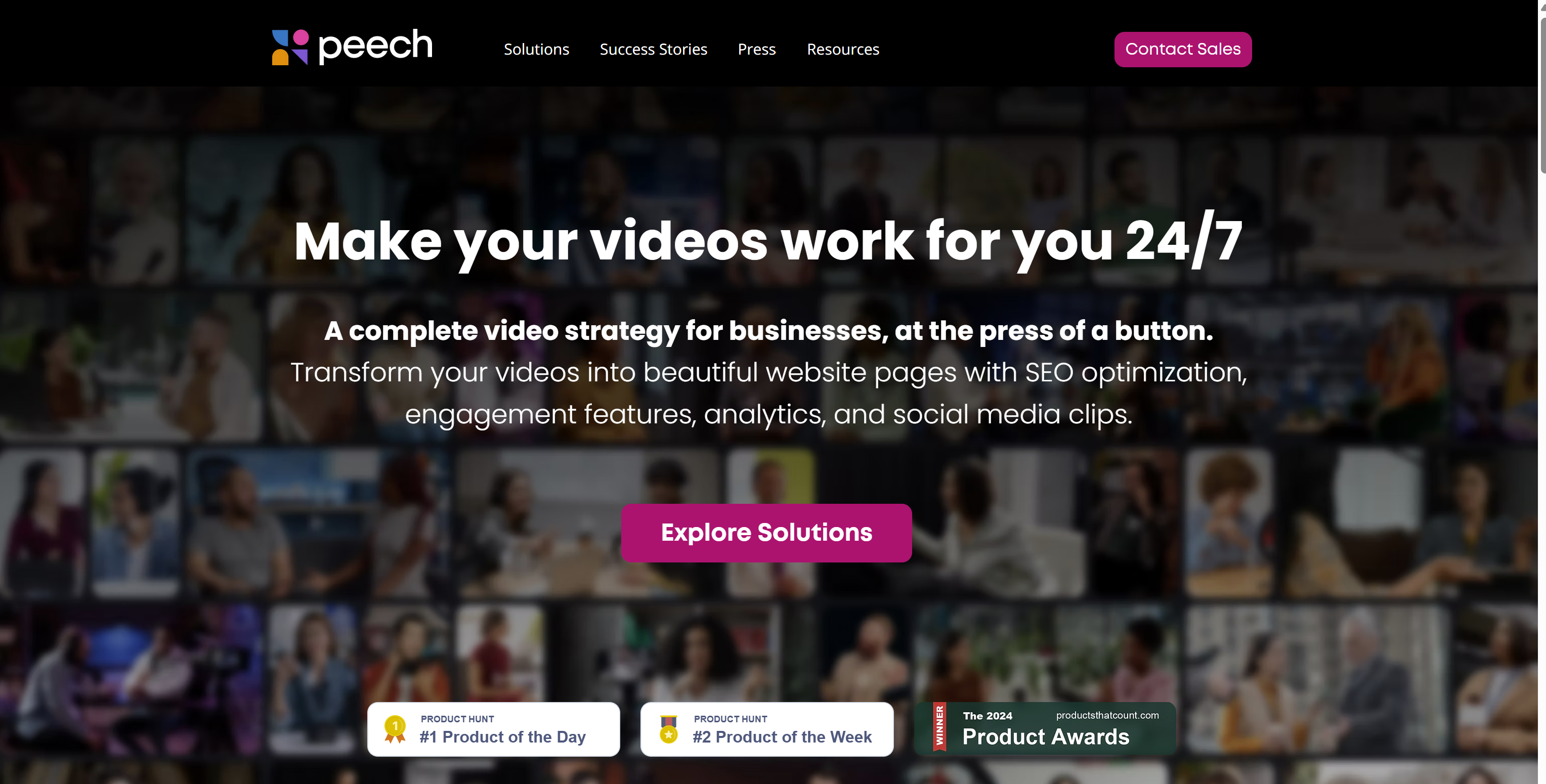 Peech: AI Video Editor for Content Marketing Teams