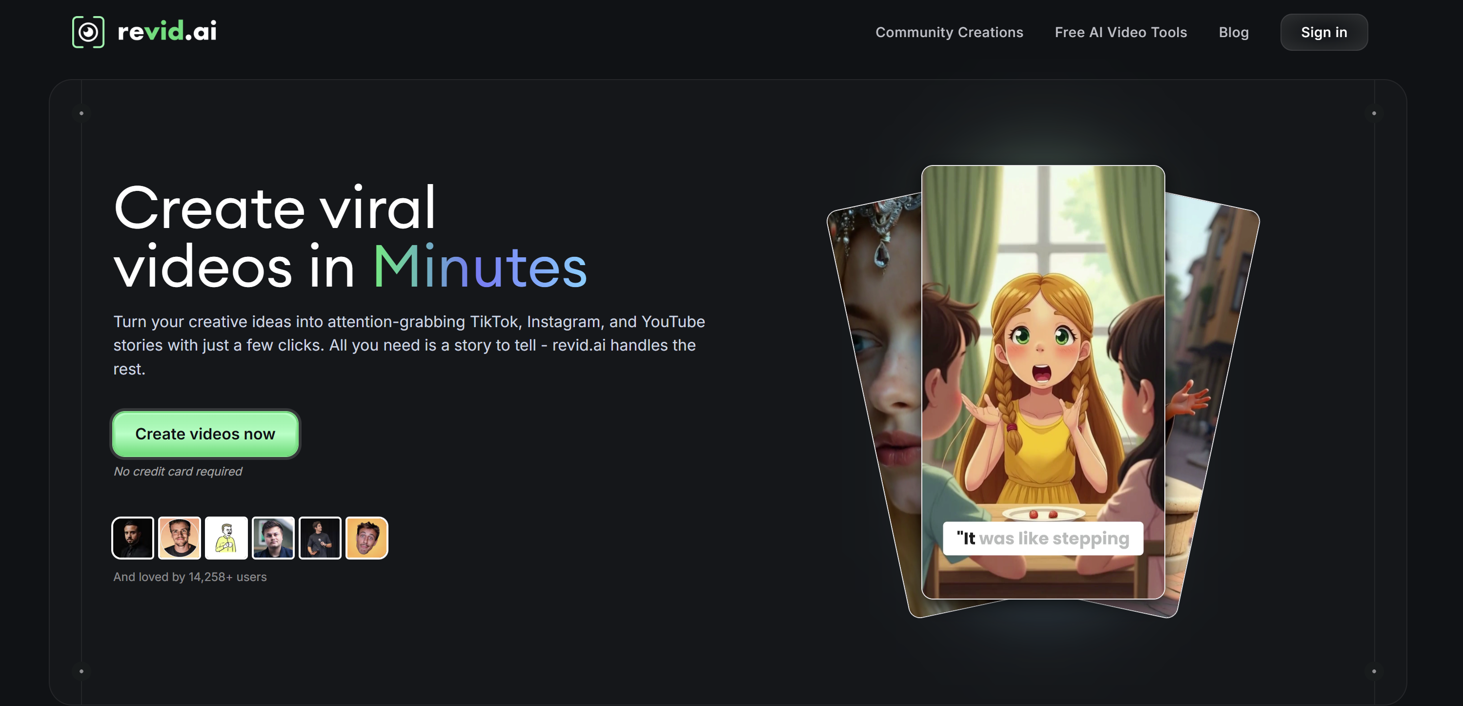 Revid AI: AI-Powered Template-Based Video Generator for Soci