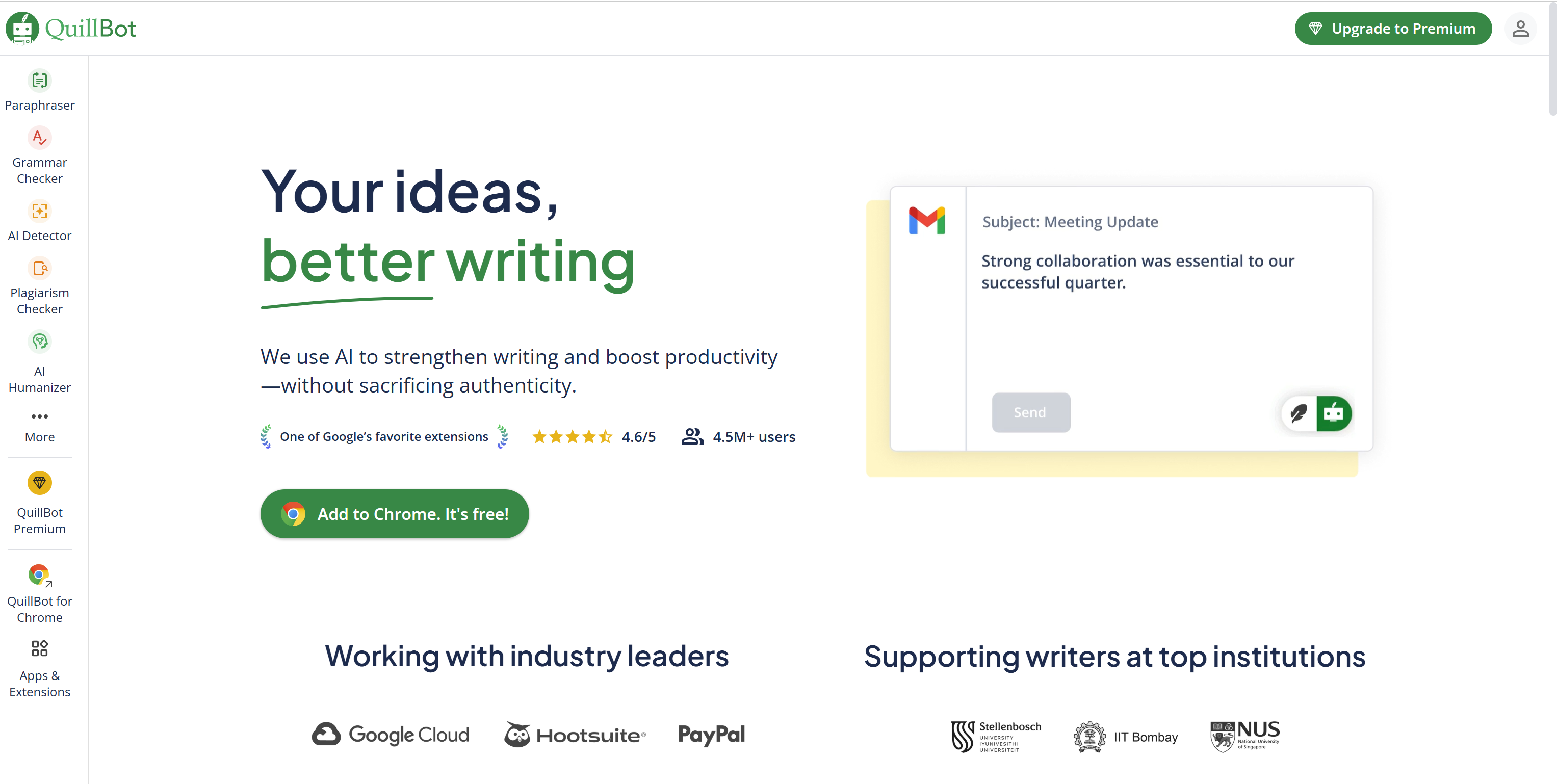 QuillBot Suite Review – Paraphraser, Co‑Writer & AI Translat Logo